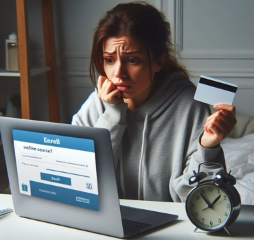 online course and payment fear